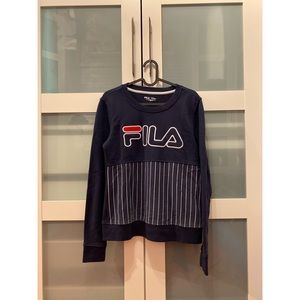 FILA Navy Blue Crew Neck Sweater